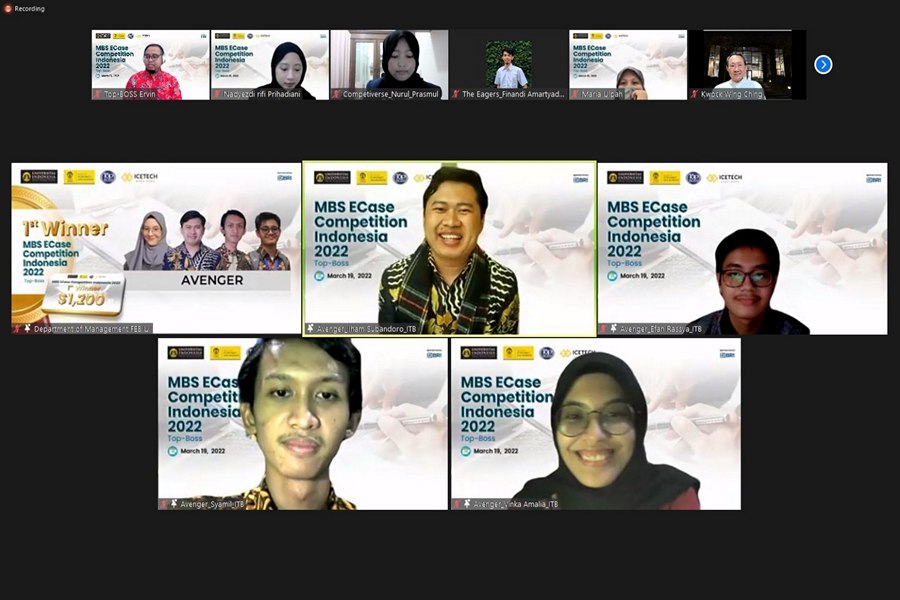 University of Indonesia 2022 MBS competition - group of people