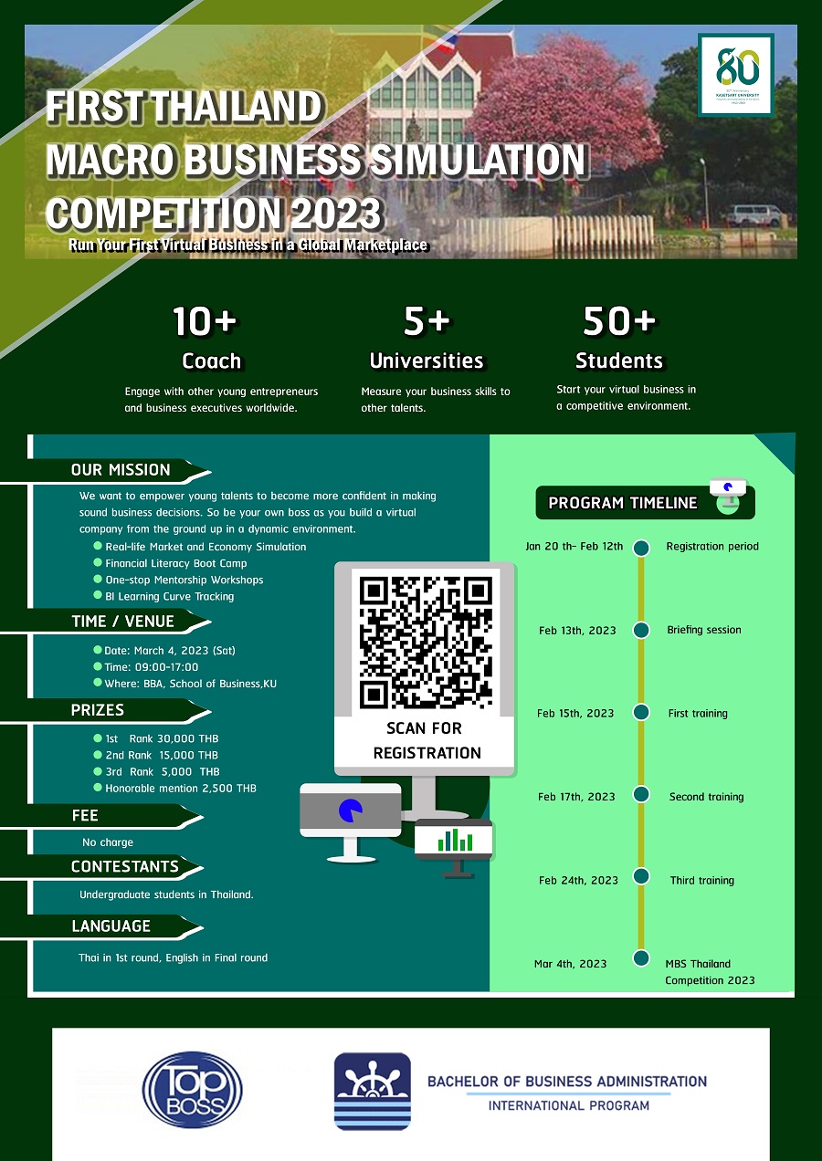 First Thailand Macro Business Simulation Competition 2023