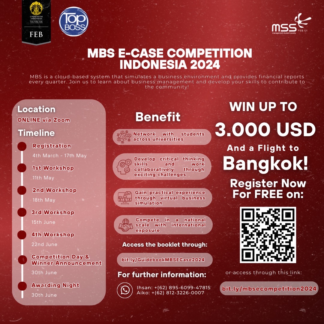 MBS E-Case Competition Indonesia 2024